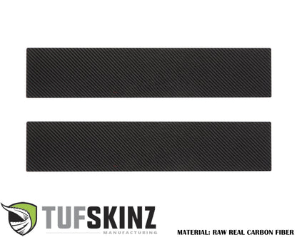 Door Sill Protection Overlays (Real Carbon Fiber) Fits 2017-2020 Ford Super Duty