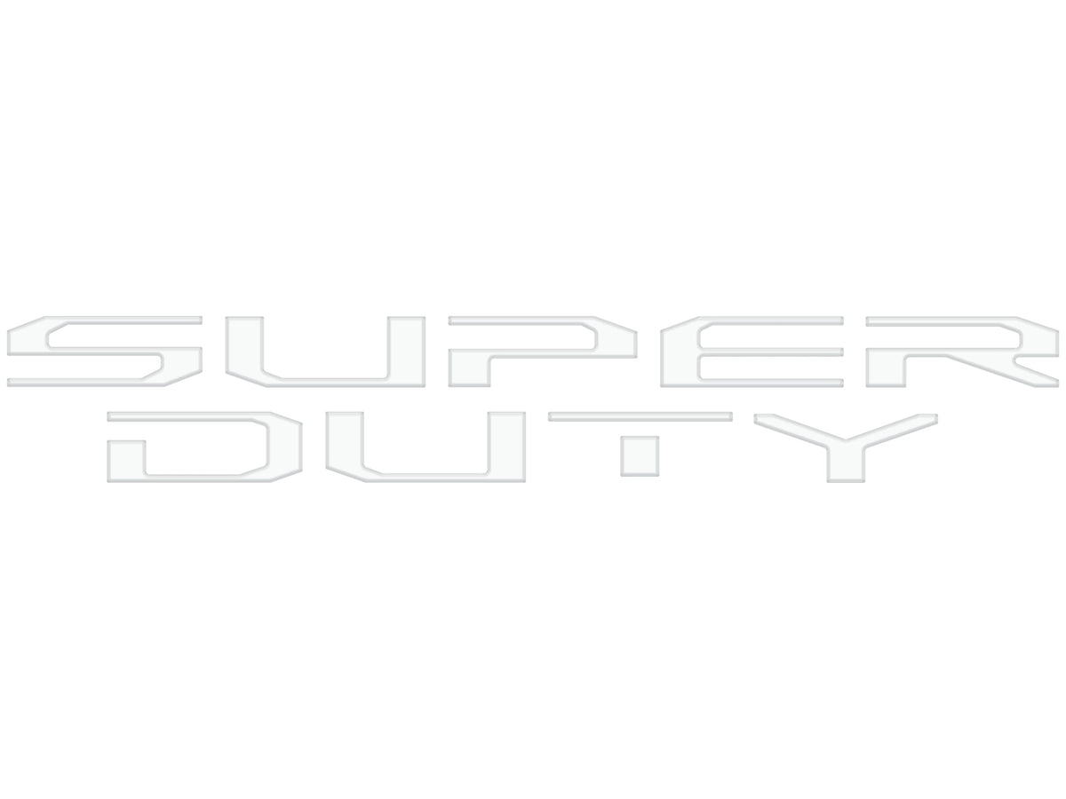 Tailgate Letter Overlays Fits 2020-2022 Ford Super Duty