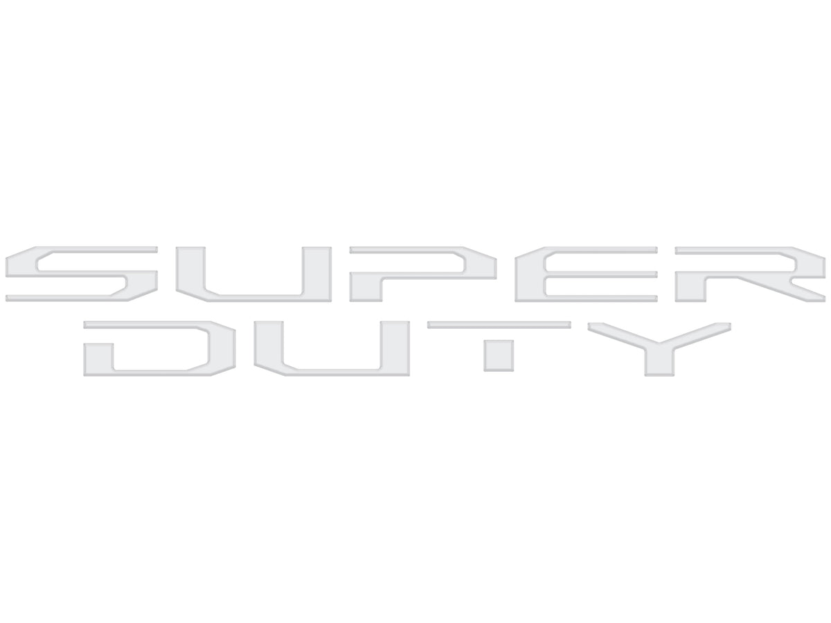Tailgate Letter Overlays Fits 2020-2022 Ford Super Duty