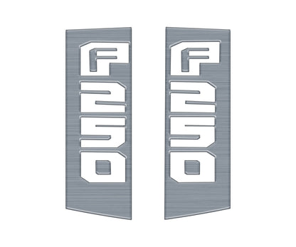 Side Emblem Accent Trim Fits 2017-2022 Ford Super Duty
