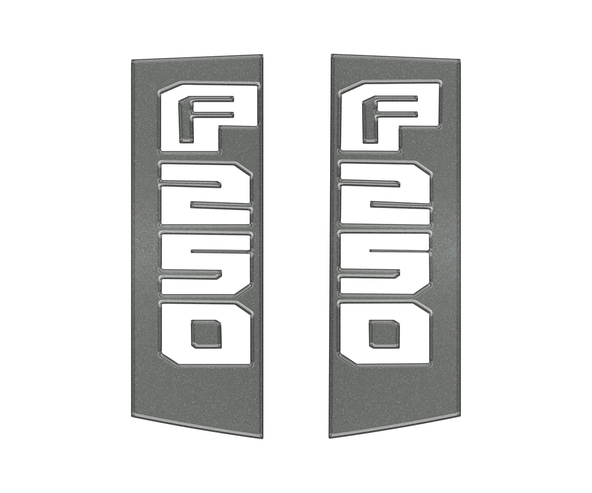 Side Emblem Accent Trim Fits 2017-2022 Ford Super Duty