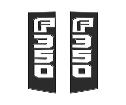 Side Emblem Accent Trim Fits 2017-2022 Ford Super Duty