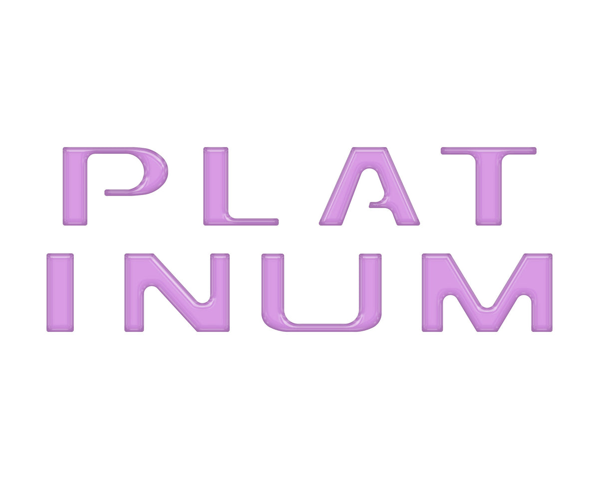 Platinum Tailgate Letter Overlays Fits 2020-2022 Ford Super Duty
