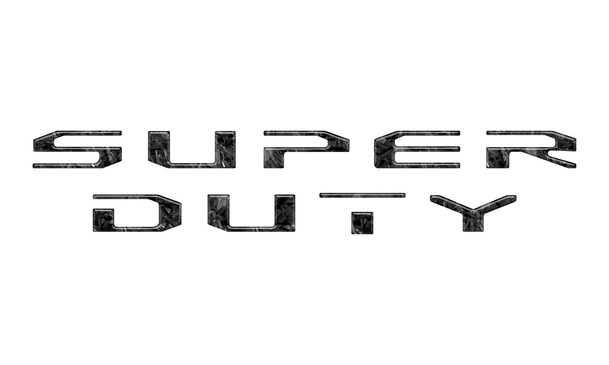 Glovebox Letters Fits 2023-2027 Ford Super Duty