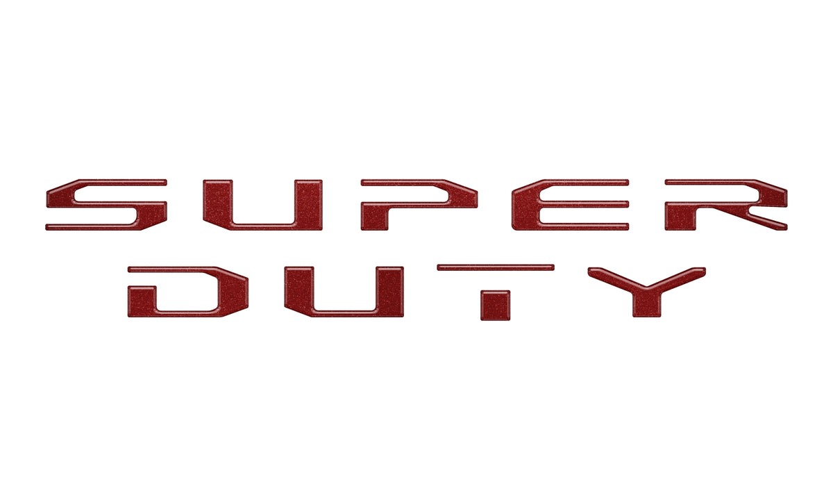 Glovebox Letters Fits 2023-2027 Ford Super Duty