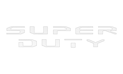 Glovebox Letters Fits 2023-2027 Ford Super Duty