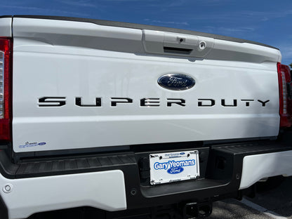 Tailgate Letter Inserts Fits 2023-2027 Ford Super Duty XL/XLT/STX/Tremor/Lariat
