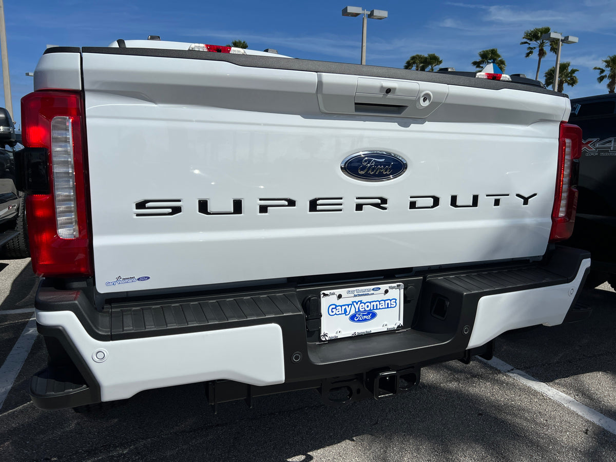 Tailgate Letter Inserts Fits 2023-2027 Ford Super Duty XL/XLT/STX/Tremor/Lariat