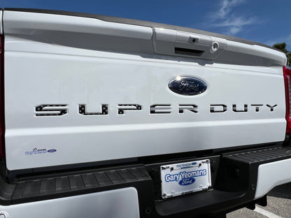 Tailgate Letter Inserts Fits 2023-2027 Ford Super Duty XL/XLT/STX/Tremor/Lariat