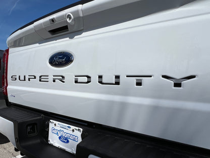 Tailgate Letter Inserts Fits 2023-2027 Ford Super Duty XL/XLT/STX/Tremor/Lariat