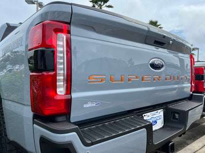 Tailgate Letter Inserts Fits 2023-2027 Ford Super Duty XL/XLT/STX/Tremor/Lariat
