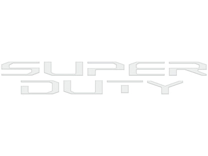 Hood Letter Inserts Fits 2023-2026 Ford Super Duty