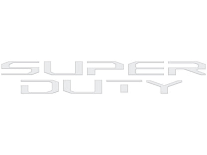 Hood Letter Inserts Fits 2023-2026 Ford Super Duty