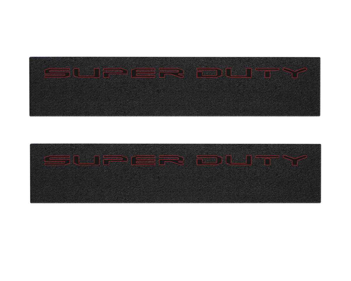 Door Sill Protection Overlays (Textured) Fits 2023-2027 Ford Super Duty