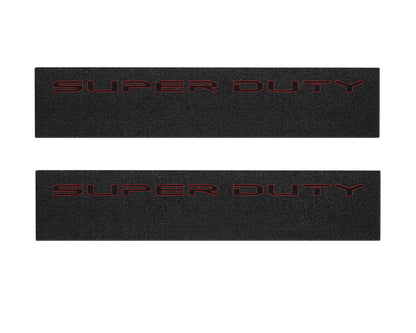 Door Sill Protection Overlays (Textured) Fits 2023-2027 Ford Super Duty