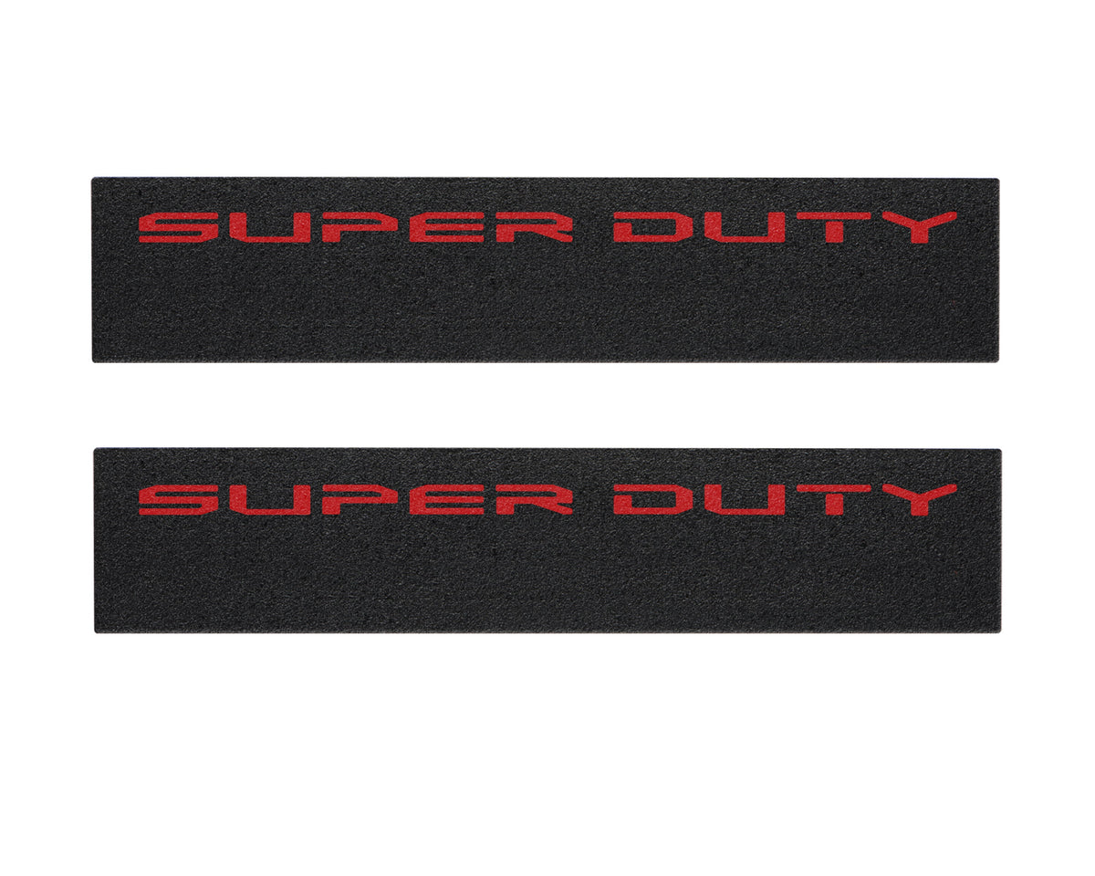 Door Sill Protection Overlays (Textured) Fits 2023-2027 Ford Super Duty