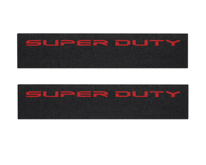 Door Sill Protection Overlays (Textured) Fits 2023-2027 Ford Super Duty