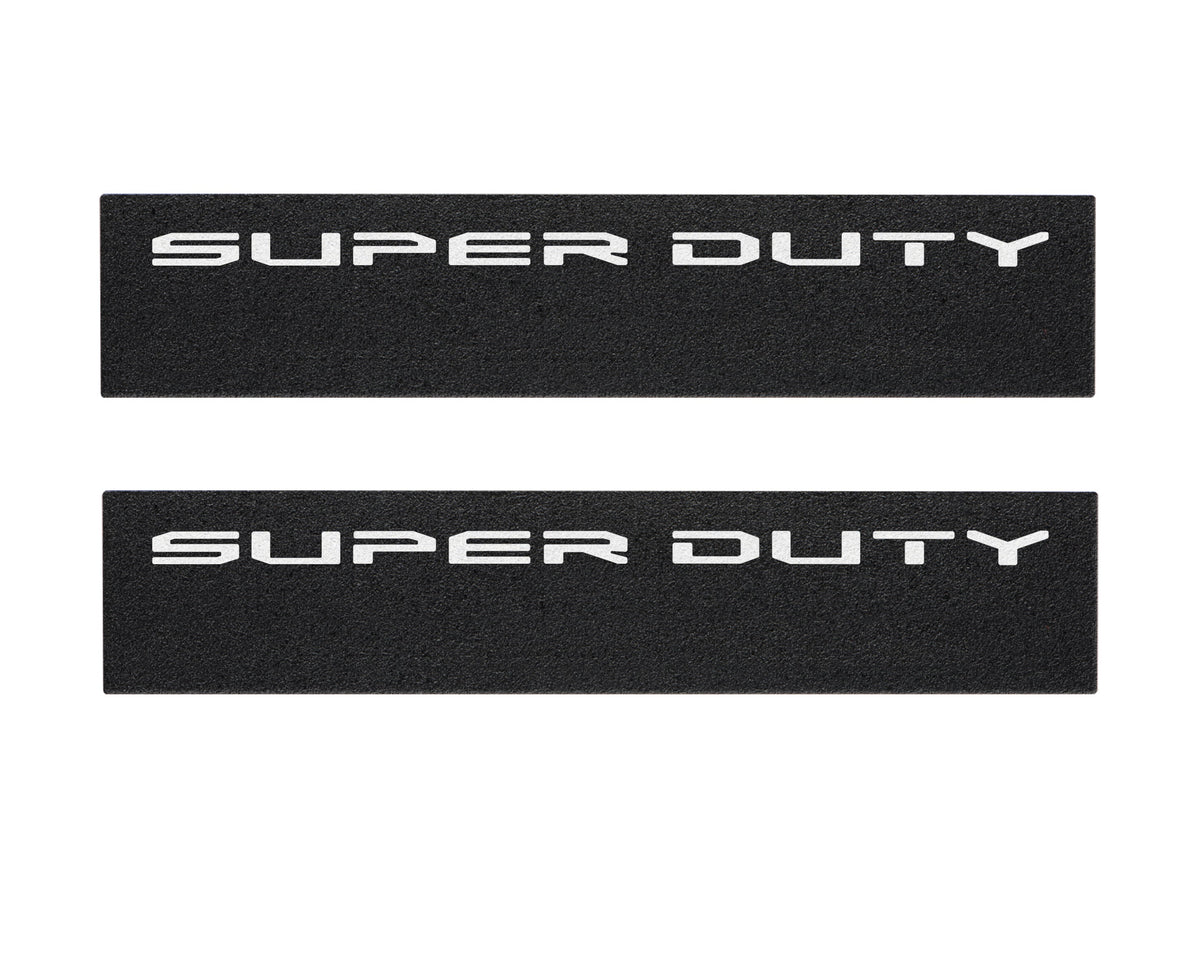 Door Sill Protection Overlays (Textured) Fits 2023-2027 Ford Super Duty