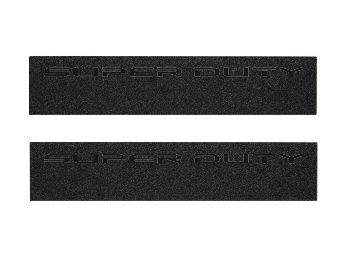 Door Sill Protection Overlays (Textured) Fits 2023-2027 Ford Super Duty