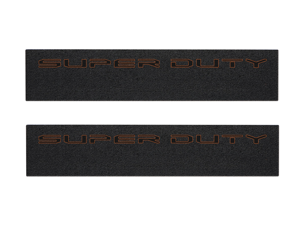 Door Sill Protection Overlays (Textured) Fits 2023-2027 Ford Super Duty
