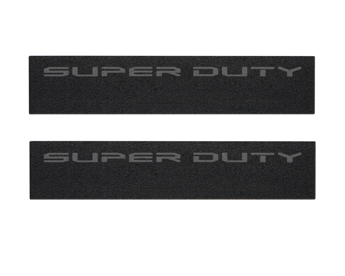 Door Sill Protection Overlays (Textured) Fits 2023-2027 Ford Super Duty