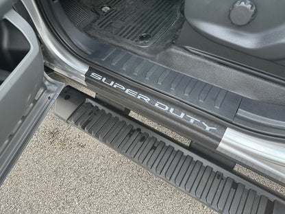 Door Sill Protection Overlays (Textured) Fits 2023-2027 Ford Super Duty