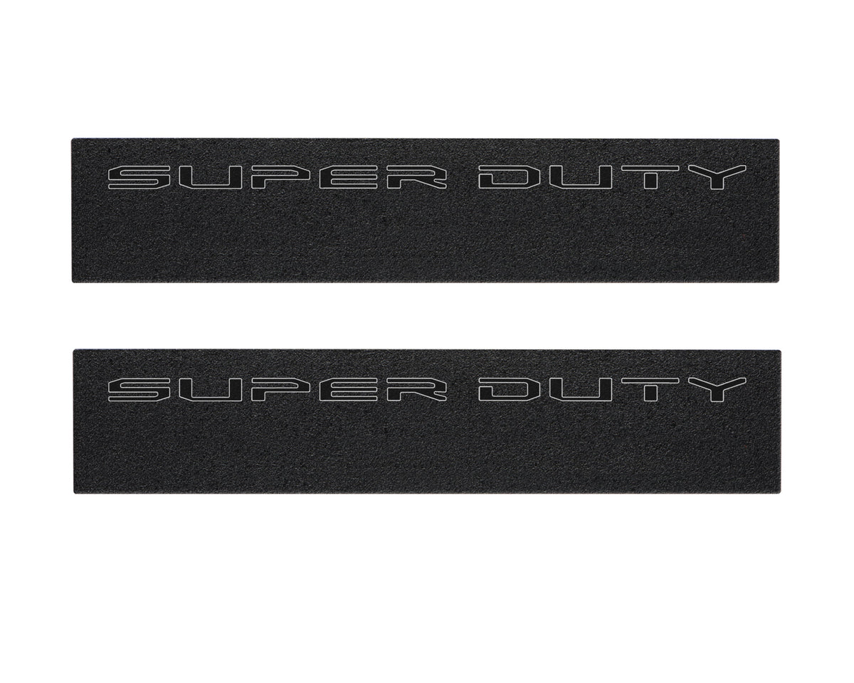 Door Sill Protection Overlays (Textured) Fits 2023-2027 Ford Super Duty