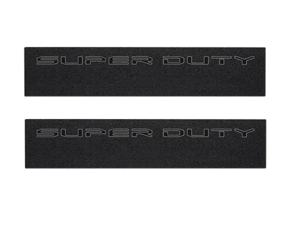 Door Sill Protection Overlays (Textured) Fits 2023-2027 Ford Super Duty