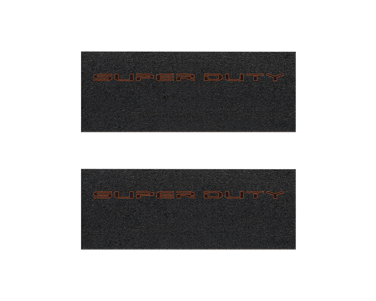 Door Sill Protection Overlays (Textured) Fits 2023-2027 Ford Super Duty