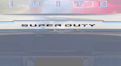 Tailgate Applique Letter Overlays Fits 2023-2027 Ford King Ranch/Platinum/Limited Super Duty