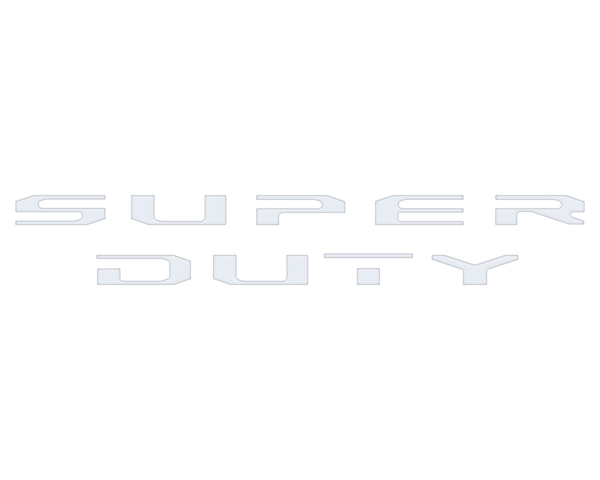 Tailgate Applique Letter Overlays Fits 2023-2027 Ford King Ranch/Platinum/Limited Super Duty