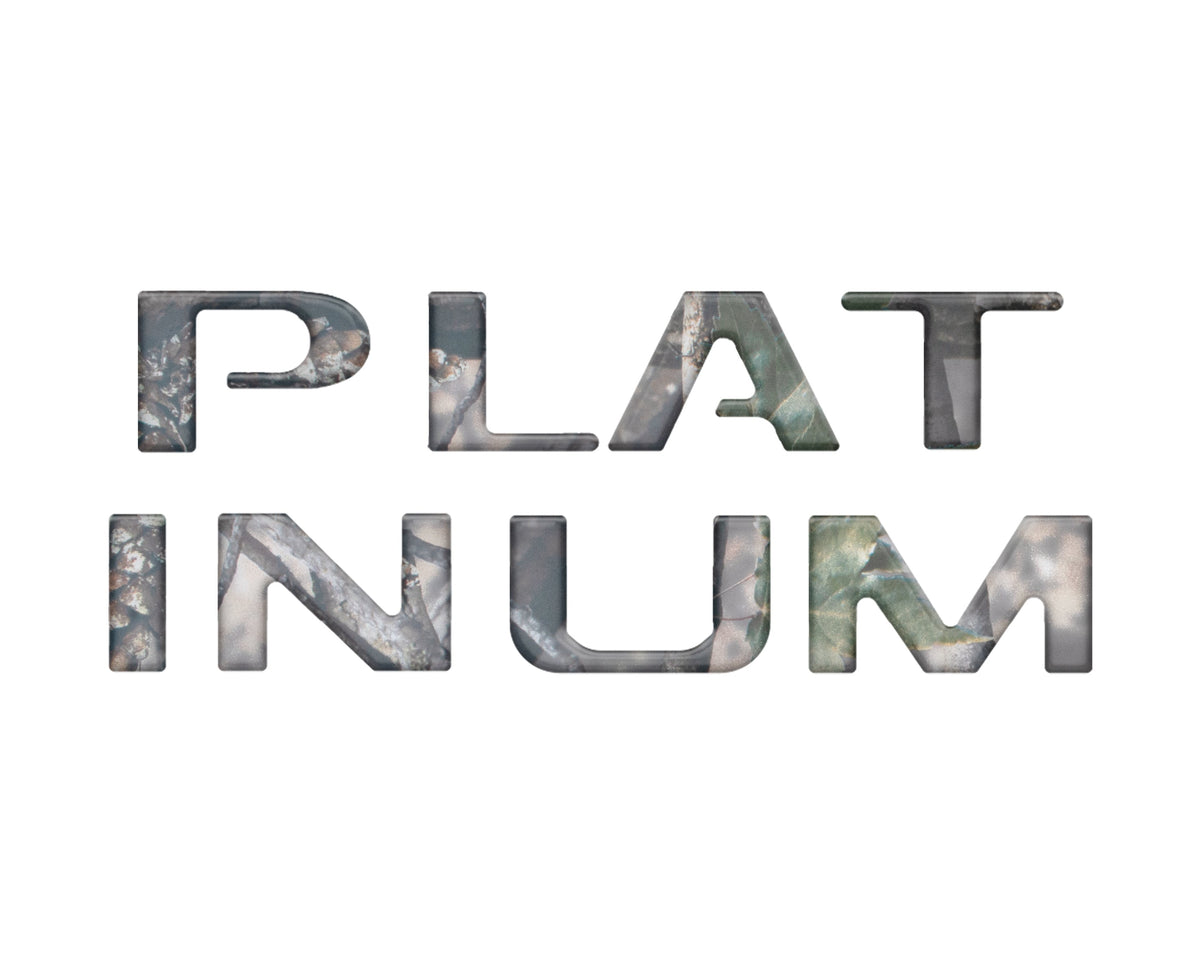 Platinum Tailgate Lettering Kit Fits 2025-2027 Ford Super Duty Platinum