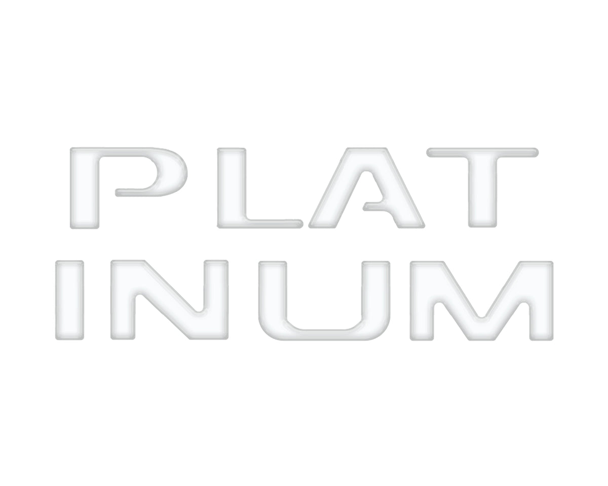 Platinum Tailgate Lettering Kit Fits 2025-2027 Ford Super Duty Platinum