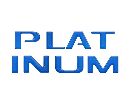 Platinum Tailgate Lettering Kit Fits 2025-2027 Ford Super Duty Platinum