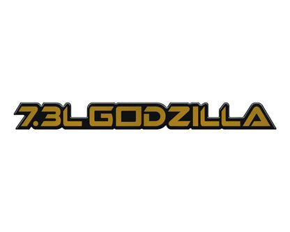7.3L Godzilla Badge Fits 2020-2027 Ford Super Duty