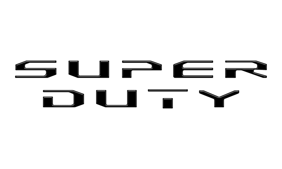 Glovebox Letters Fits 2023-2027 Ford Super Duty