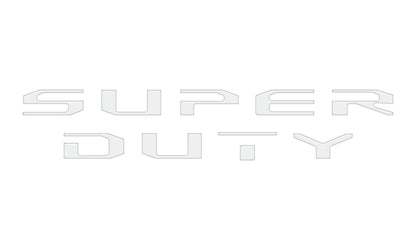 Glovebox Letters Fits 2023-2027 Ford Super Duty