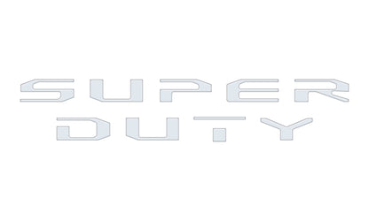 Glovebox Letters Fits 2023-2027 Ford Super Duty