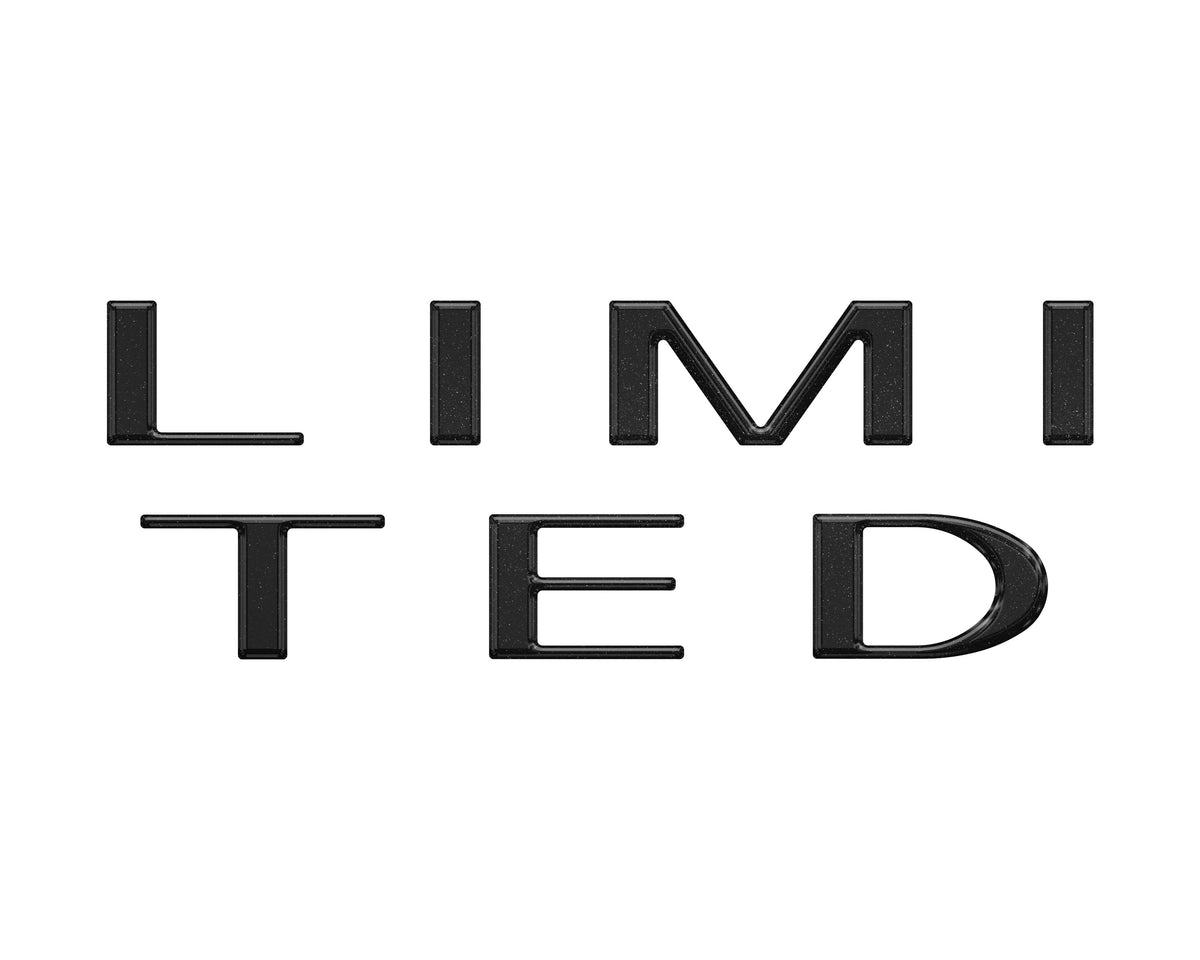 Limited Tailgate Letter Overlays Fits 2023-2027 Ford Super Duty Limited