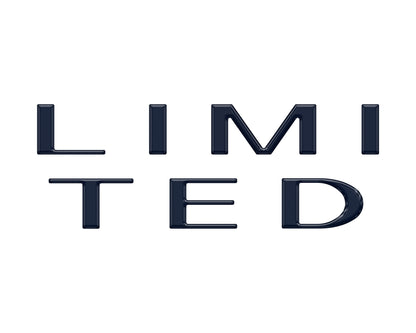 Limited Tailgate Letter Overlays Fits 2023-2027 Ford Super Duty Limited