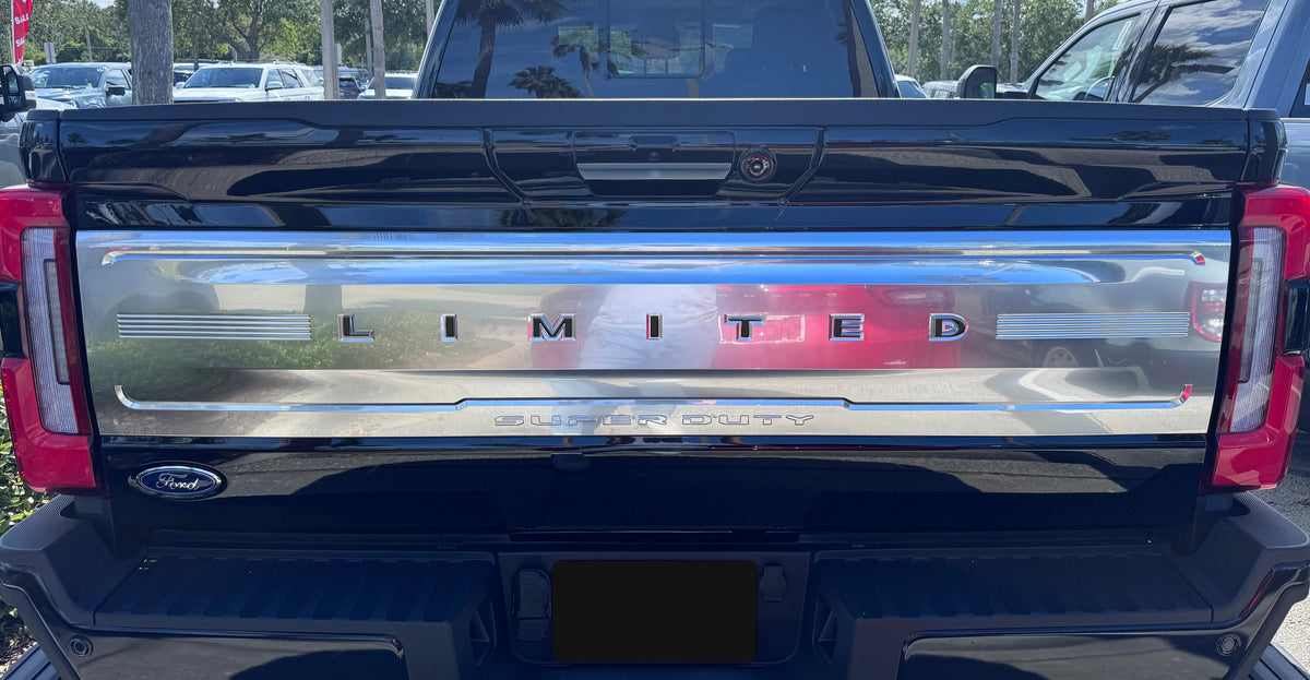 Limited Tailgate Letter Overlays Fits 2023-2027 Ford Super Duty Limited