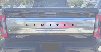 Limited Tailgate Letter Overlays Fits 2023-2027 Ford Super Duty Limited