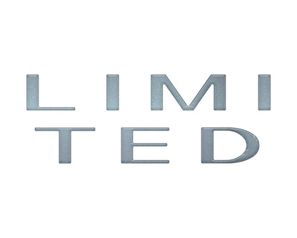 Limited Tailgate Letter Overlays Fits 2023-2027 Ford Super Duty Limited