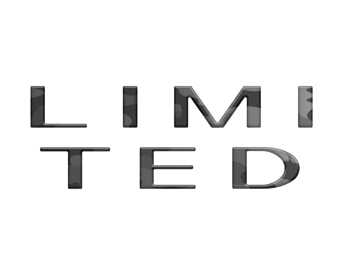 Limited Tailgate Letter Overlays Fits 2023-2027 Ford Super Duty Limited