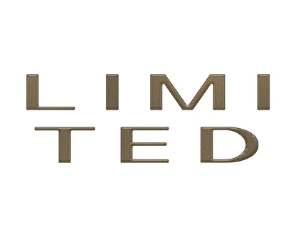 Limited Tailgate Letter Overlays Fits 2023-2027 Ford Super Duty Limited