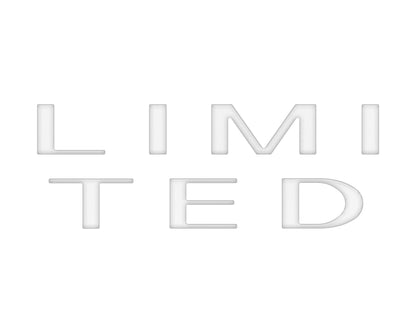 Limited Tailgate Letter Overlays Fits 2023-2027 Ford Super Duty Limited