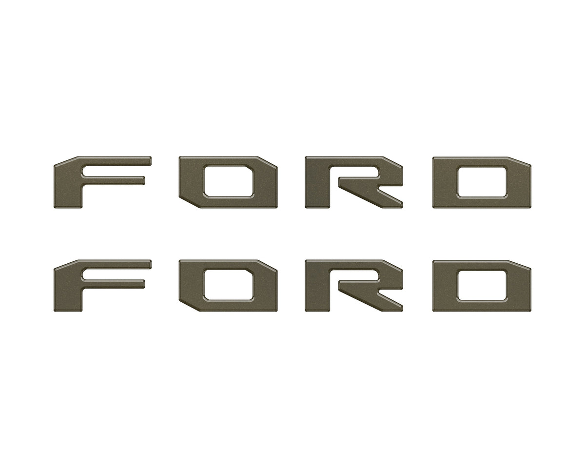 Running Board Letters Fits 2023-2027 Ford Super Duty & F-150 Crew Cab
