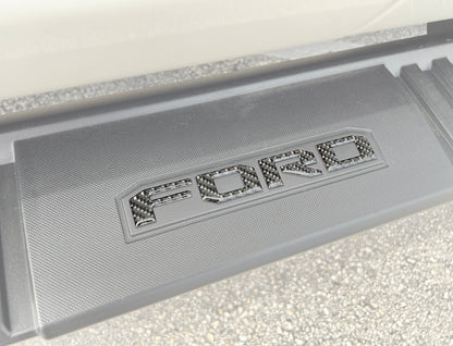Running Board Letters Fits 2023-2027 Ford Super Duty & F-150 Crew Cab