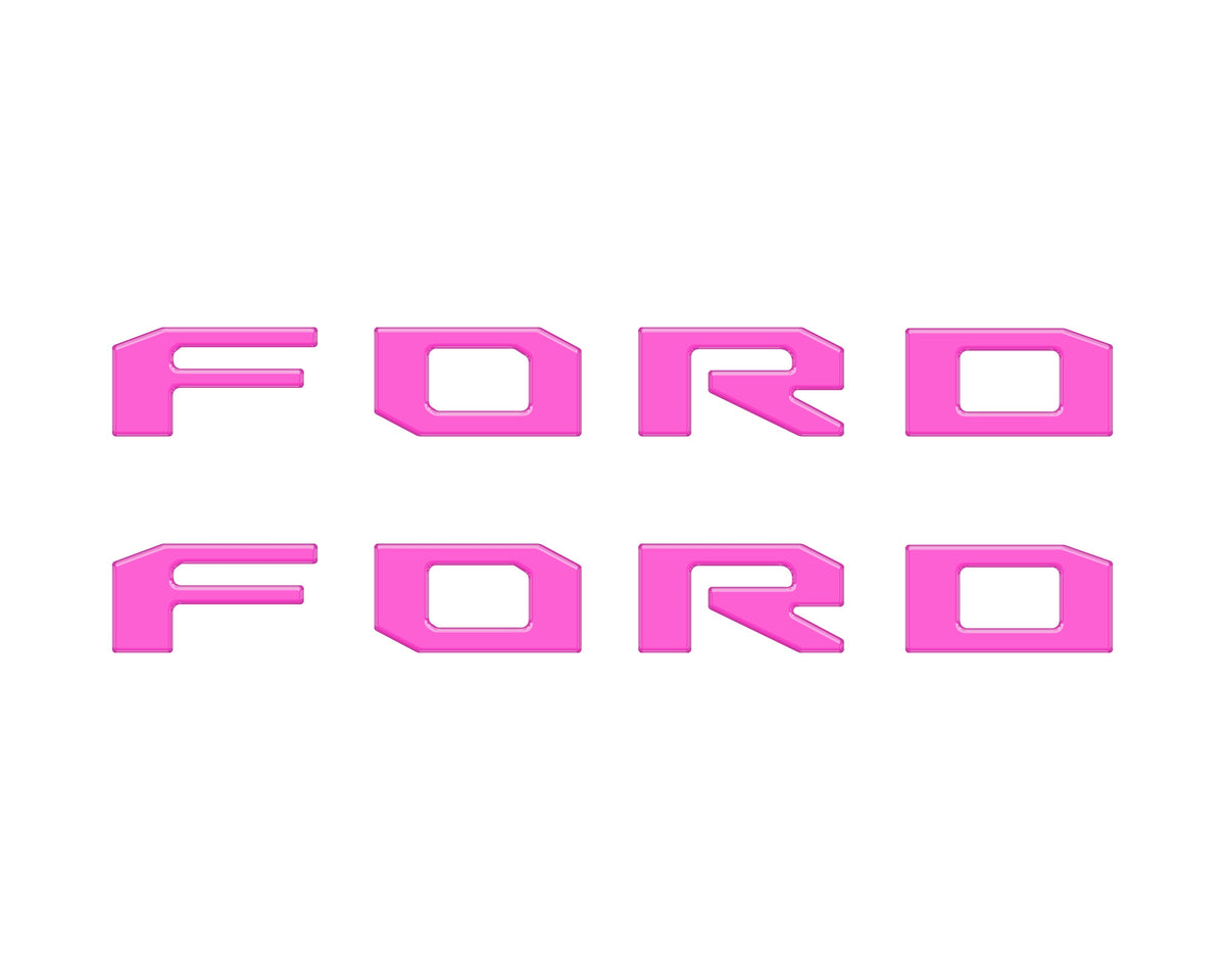 Running Board Letters Fits 2023-2027 Ford Super Duty & F-150 Crew Cab