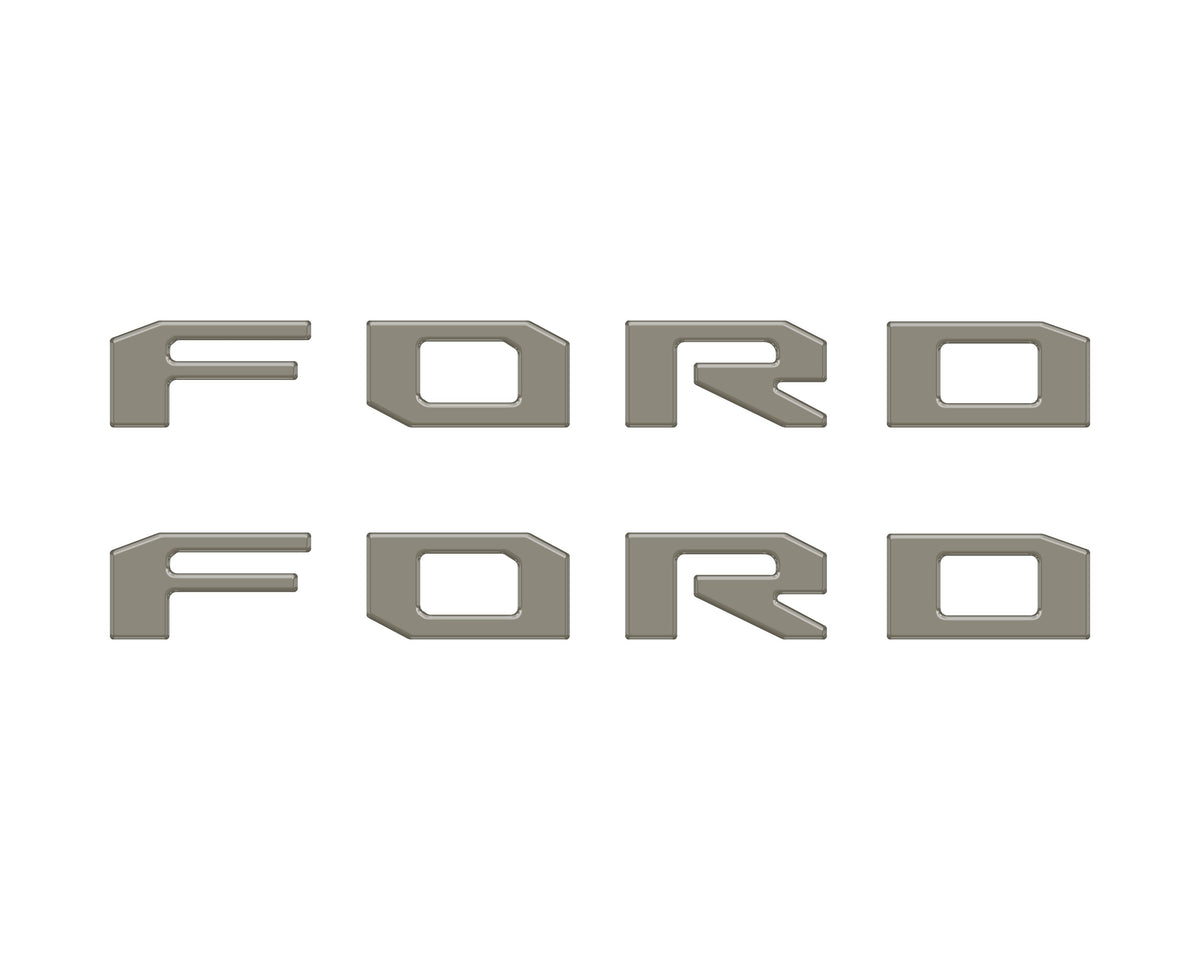 Running Board Letters Fits 2023-2027 Ford Super Duty & F-150 Crew Cab